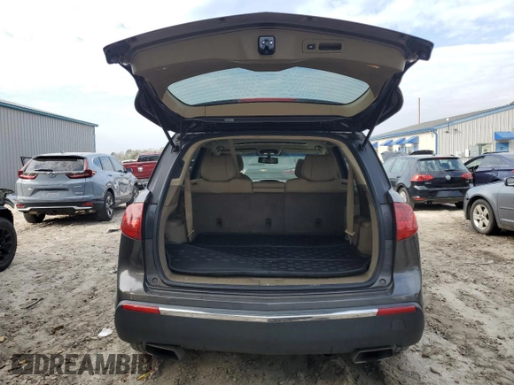 2010 Acura MDX with VIN 2HNYD2H25AH519156, listed as a Copart auction lot 47426815 with 134,241 mi miles and Salvage Title. Bid and sale history available at carsss.com. Image 6.
