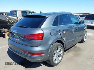 2017 Audi Q3 with VIN WA1FCCFS0HR003509, listed as a IAAI auction lot 42276383 with 44,061 mi miles and . Bid and sale history available at DreamBid. Image 4.
