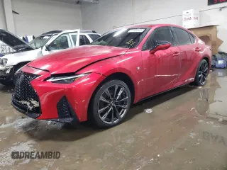 2022 Lexus IS 350 F Sport with VIN JTHGZ1E24N5026100, listed as a Copart auction lot 41934925 with 30,363 mi miles and Salvage title. Bid and sale history available at DreamBid. Image 1.