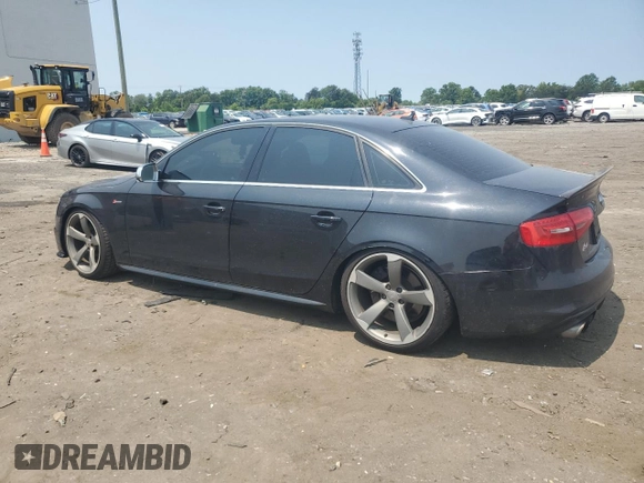 2014 Audi S4 Premium Plus z VIN WAUBGAFL1EA114888, wystawiony jako Copart lot #59292945 z przebiegiem 115 050 mil mil oraz Szkoda całkowita • Salvage title. Historia ofert i sprzedaży dostępna na DreamBid. Obrazek 2.