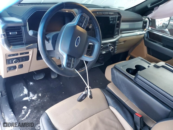 2022 Ford F-150 XL with VIN 1FTFW1E84NKE59606, listed as a Copart auction lot 87234444 with 0 mi miles and Salvage Title. Bid and sale history available at carsss.com. Image 8.