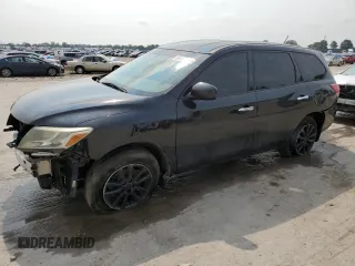 2014 Nissan Pathfinder S with VIN 5N1AR2MN1EC681184, listed as a Copart auction lot 64416684 with 205,516 mi miles and Salvage Title. Bid and sale history available at carsss.com. Image 1.