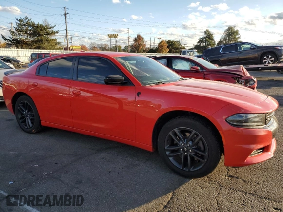 2019 Dodge Charger SXT with VIN 2C3CDXJG6KH671486, listed as a Copart auction lot 79422484 with 36,503 mi miles and Salvage Title. Bid and sale history available at DreamBid. Image 4.