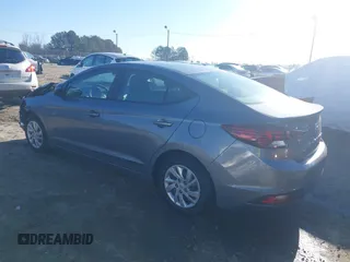 2019 Hyundai Elantra SE with VIN KMHD74LF4KU833618, listed as a IAAI auction lot 41497377 with 50,529 mi miles and . Bid and sale history available at DreamBid. Image 3.