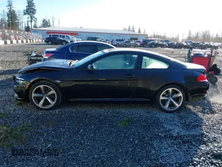 2008 BMW 6 Series 650i with VIN WBAEA53538CV90709, listed as a IAAI auction lot 41678425 with 104,825 mi miles. Bid and sale history available at carsss.com. Image 14.