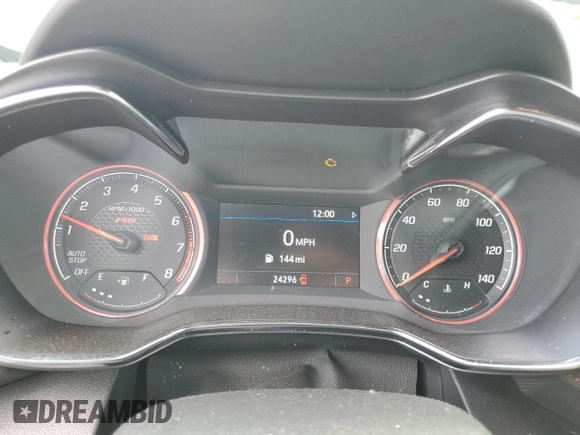 2021 Chevrolet TrailBlazer RS with VIN KL79MTSL3MB157663, listed as a Copart auction lot 55163974 with 24,296 mi miles and Salvage Title. Bid and sale history available at DreamBid. Image 9.