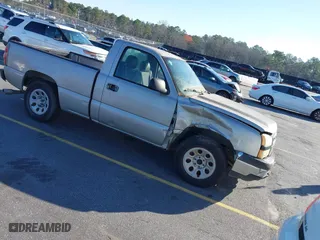 2006 Chevrolet Silverado 1500 Work Truck with VIN 1GCEC14Z16Z263047, listed as a IAAI auction lot 41771537 with 128,738 mi miles. Bid and sale history available at carsss.com. Image 1.