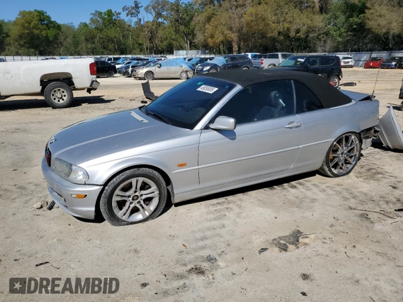 2001 BMW 3 Series 325Ci with VIN WBABS33401JY54613, listed as a Copart auction lot 49058085 with 0 mi miles and Non Repairable. Bid and sale history available at carsss.com. Image 1.