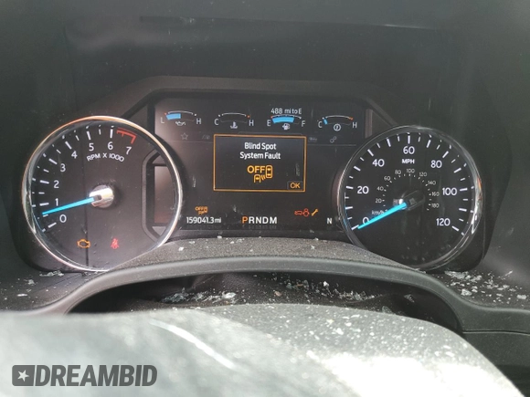 2020 Ford Expedition Max XLT with VIN 1FMJK1HT5LEA12523, listed as a Copart auction lot 56884785 with 159,041 mi miles and Salvage title. Bid and sale history available at DreamBid. Image 9.