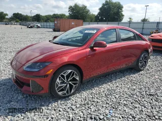 2023 Hyundai Ioniq 6 SEL z VIN KMHM34AA1PA048971, wystawiony jako Copart lot #54091575 z przebiegiem 5721 mil mil oraz Nie do naprawy. Historia ofert i sprzedaży dostępna na DreamBid. Obrazek 1.