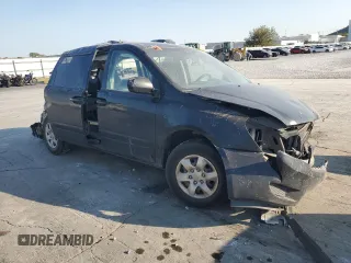 2010 Kia Sedona LX with VIN KNDMG4C35A6327132, listed as a Copart auction lot 75253624 with 271,405 mi miles and Salvage Title. Bid and sale history available at carsss.com. Image 4.