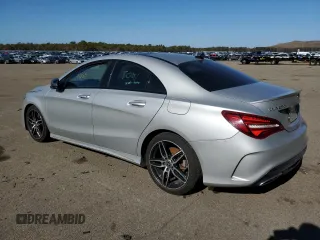 2018 Mercedes-Benz CLA 250 with VIN WDDSJ4GB4JN597586, listed as a Copart auction lot 39567173 with 58,189 mi miles and . Bid and sale history available at DreamBid. Image 2.