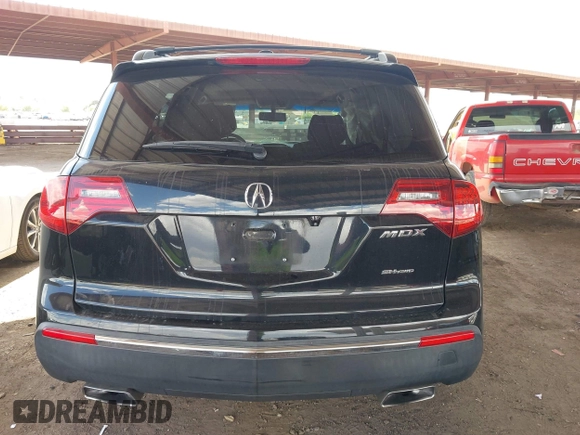 2013 Acura MDX with VIN 2HNYD2H26DH524225, listed as a IAAI auction lot 41966641 with 123,424 mi miles. Bid and sale history available at carsss.com. Image 15.