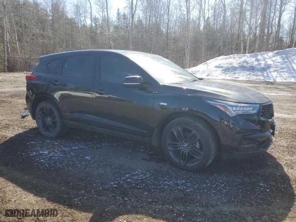 2019 Acura RDX w/A-Spec Pkg with VIN 5J8TC2H67KL802802, listed as a Copart auction lot 50024675 with 0 mi miles and Clean Title. Bid and sale history available at carsss.com. Image 4.