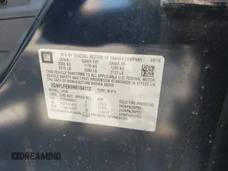 2017 Chevrolet Equinox LT with VIN 2GNFLFEK6H6184112, listed as a IAAI auction lot 42106242 with 61,377 mi miles and . Bid and sale history available at DreamBid. Image 9.