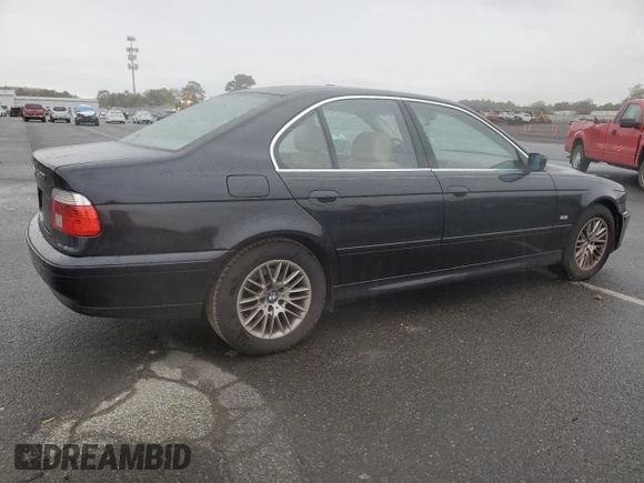 2001 BMW 5 Series 530iA with VIN WBADT63441CF05226, listed as a Copart auction lot 74981094 with 78,490 mi miles and Salvage Title. Bid and sale history available at carsss.com. Image 3.