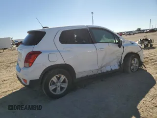 2021 Chevrolet Trax LS with VIN KL7CJNSM5MB368236, listed as a Copart auction lot 46811295 with 47,502 mi miles and Salvage Title. Bid and sale history available at carsss.com. Image 3.
