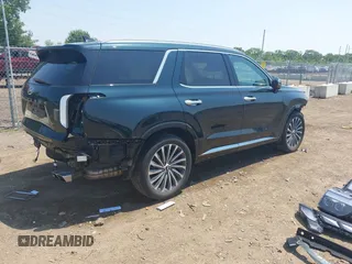 2023 Hyundai Palisade Calligraphy z VIN KM8R74GE4PU590391, wystawiony jako IAAI lot #42475508 z przebiegiem 38 015 mil mil oraz . Historia ofert i sprzedaży dostępna na DreamBid. Obrazek 4.