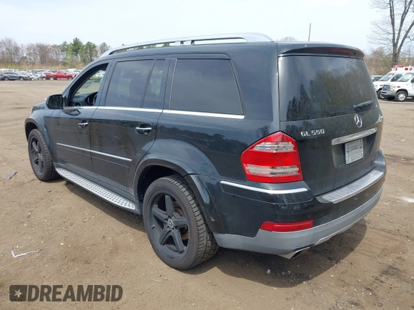 2009 Mercedes-Benz GL-Class 5.5L with VIN 4JGBF86E29A530952, listed as a IAAI auction lot 42112828 with 135,474 mi miles. Bid and sale history available at carsss.com. Image 3.
