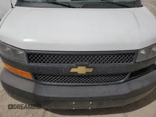 2023 Chevrolet Express Cargo with VIN 1GCWGAFP1P1109667, listed as a Copart auction lot 57017295 with Not provided miles and Salvage title. Bid and sale history available at DreamBid. Image 11.