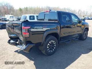 2024 Nissan Frontier SV with VIN 1N6ED1EK8RN656812, listed as a IAAI auction lot 42071048 with 18,276 mi miles and . Bid and sale history available at DreamBid. Image 4.
