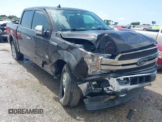2019 Ford F-150 XL with VIN 1FTEW1E49KFC84721, listed as a IAAI auction lot 42511950 with 43,861 mi miles and . Bid and sale history available at DreamBid. Image 1.