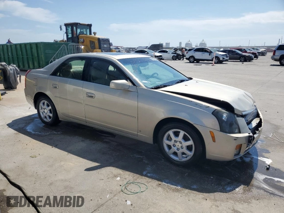 2007 Cadillac CTS with VIN 1G6DP577570140684, listed as a Copart auction lot 69091904 with 106,586 mi miles and Salvage Title. Bid and sale history available at carsss.com. Image 4.