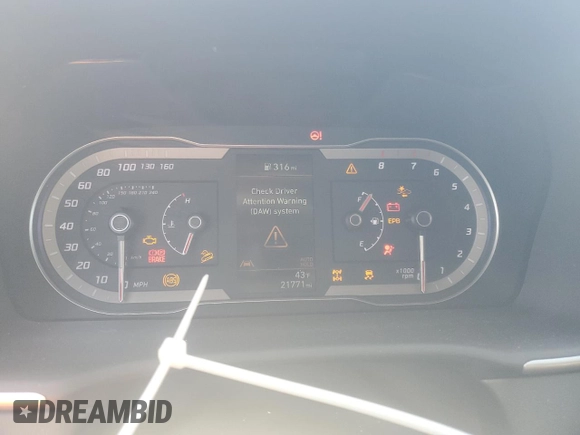2023 Hyundai Tucson SEL z VIN 5NMJBCAEXPH221710, wystawiony jako Copart lot #51915715 z przebiegiem 21 771 mil mil oraz Szkoda całkowita • Salvage title. Historia ofert i sprzedaży dostępna na DreamBid. Obrazek 9.
