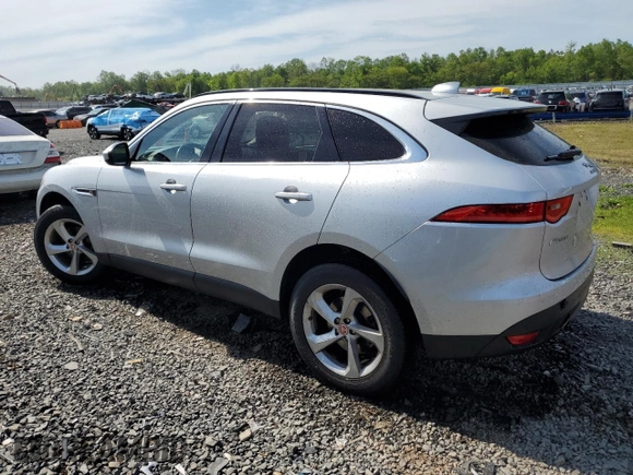 2019 Jaguar F-Pace 25t Premium with VIN SADCJ2FX5KA355404, listed as a Copart auction lot 55657935 with 56,832 mi miles and Salvage title. Bid and sale history available at DreamBid. Image 2.