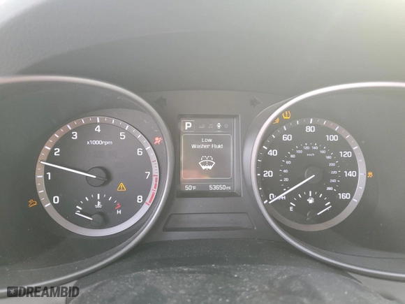 2018 Hyundai Santa Fe Sport 2.4L with VIN 5XYZU3LB2JG565386, listed as a Copart auction lot 43464205 with 53,650 mi miles and Salvage Title. Bid and sale history available at carsss.com. Image 9.