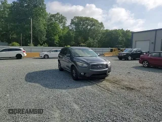 2014 Infiniti QX60 with VIN 5N1AL0MN7EC502748, listed as a Copart auction lot 61034955 with 174,278 mi miles and Salvage title. Bid and sale history available at DreamBid. Image 14.