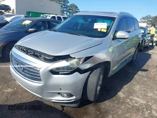 2015 Infiniti QX60 with VIN 5N1AL0MN5FC500398, listed as a IAAI auction lot 41979650 with 265,446 mi miles and . Bid and sale history available at DreamBid. Image 2.