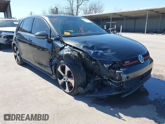 2017 Volkswagen Golf GTI S with VIN 3VW447AU1HM049147, listed as a IAAI auction lot 41775702 with 70,100 mi miles. Bid and sale history available at carsss.com. Image 6.