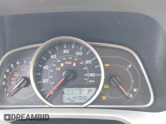 2013 Toyota RAV4 XLE with VIN 2T3RFREV8DW067171, listed as a IAAI auction lot 42435680 with 147,930 mi miles and . Bid and sale history available at DreamBid. Image 7.