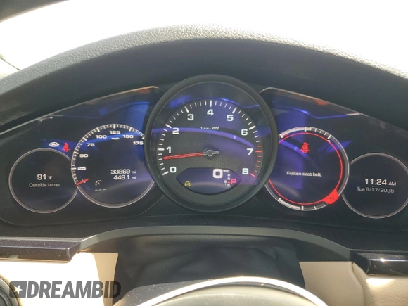 2021 Porsche Cayenne z VIN WP1AA2AY2MDA05988, wystawiony jako Copart lot #59500865 z przebiegiem 33 869 mil mil oraz Szkoda całkowita • Salvage title. Historia ofert i sprzedaży dostępna na DreamBid. Obrazek 9.