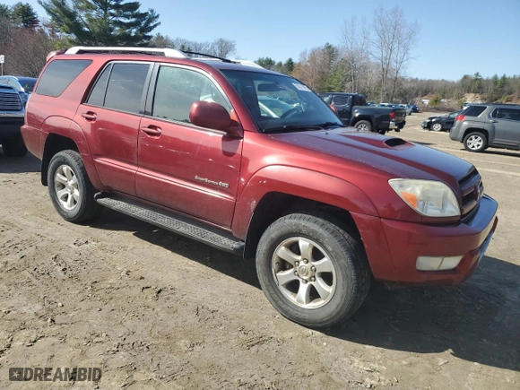 2005 Toyota 4Runner SR5 with VIN JTEBU14R958032607, listed as a Copart auction lot 51811015 with 262,716 mi miles and Clean Title. Bid and sale history available at carsss.com. Image 4.