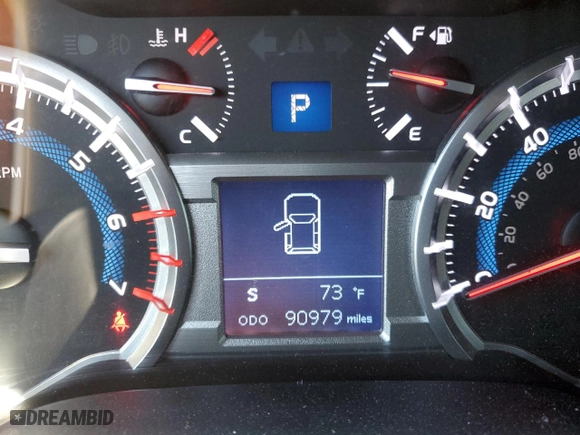 2017 Toyota 4Runner SR5 with VIN JTEBU5JR7H5411915, listed as a Copart auction lot 67292142 with 90,979 mi miles. Bid and sale history available at carsss.com. Image 8.