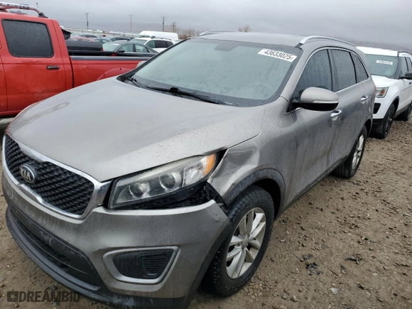 2016 Kia Sorento LX with VIN 5XYPG4A36GG089846, listed as a Copart auction lot 43633025 with NaN miles and Salvage Title. Bid and sale history available at carsss.com. Image 1.