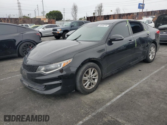 2016 Kia Optima LX with VIN 5XXGT4L36GG110448, listed as a Copart auction lot 48048215 with 145,319 mi miles and Salvage Title. Bid and sale history available at carsss.com. Image 1.