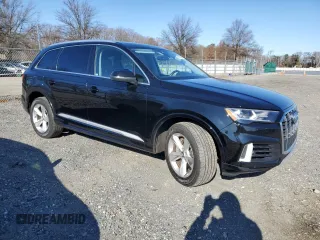 2020 Audi Q7 Premium with VIN WA1AXAF73LD003895, listed as a Copart auction lot 82873634 with 86,288 mi miles and Clean Title. Bid and sale history available at carsss.com. Image 4.