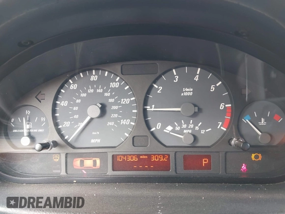 2002 BMW 3 Series 325Ci with VIN WBABS33462JY59719, listed as a IAAI auction lot 41606966 with 104,306 mi miles and . Bid and sale history available at DreamBid. Image 7.
