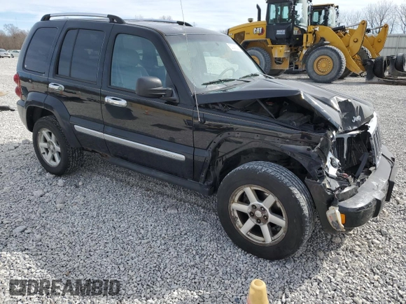 2006 Jeep Liberty Limited with VIN 1J4GL58KX6W138797, listed as a Copart auction lot 50299235 with 129,921 mi miles and Salvage Title. Bid and sale history available at DreamBid. Image 4.