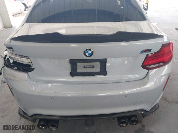 2020 BMW M2 Competition with VIN WBS2U7C01L7F87723, listed as a IAAI auction lot 40319156 with 55,309 mi miles. Bid and sale history available at carsss.com. Image 17.