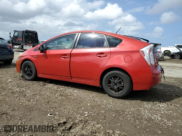 2012 Toyota Prius One with VIN JTDKN3DU6C5477032, listed as a Copart auction lot 51830945 with 196,872 mi miles and Salvage Title. Bid and sale history available at carsss.com. Image 2.