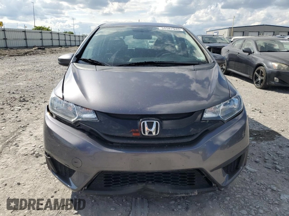 2017 Honda Fit LX with VIN 3HGGK5H51HM709973, listed as a Copart auction lot 58587945 with 62,680 mi miles and Salvage title. Bid and sale history available at DreamBid. Image 5.