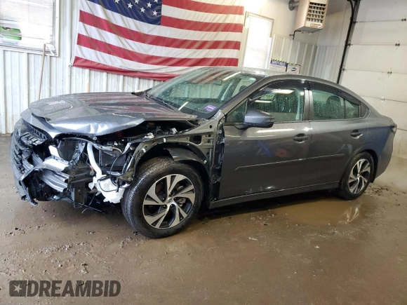 2025 Subaru Legacy Premium with VIN 4S3BWAF68S3003240, listed as a Copart auction lot 47327955 with 8,256 mi miles and Salvage title. Bid and sale history available at DreamBid. Image 1.