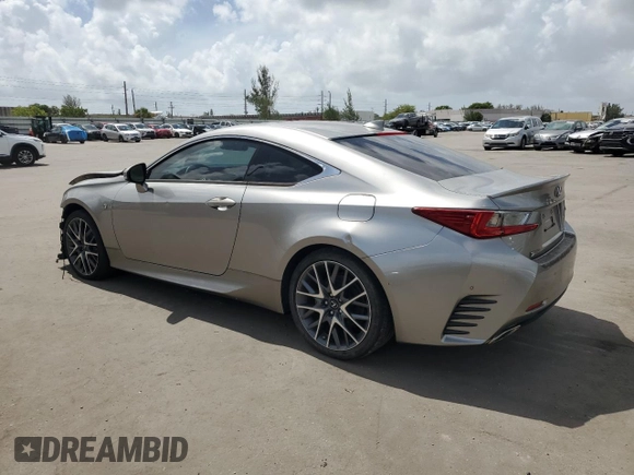 2015 Lexus RC 350 F Sport с VIN JTHHE5BC7F5001830, выставлен на аукционе Copart как лот 65713005 с пробегом 8 716 миль миль и Списание • Salvage title. История ставок и продаж доступна на DreamBid. Изображение 2.