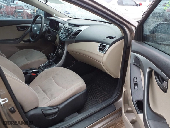 2015 Hyundai Elantra SE with VIN 5NPDH4AE9FH587774, listed as a IAAI auction lot 41960355 with 175,727 mi miles. Bid and sale history available at carsss.com. Image 5.