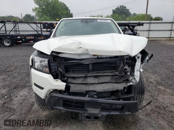 2023 Nissan Frontier S with VIN 1N6ED1CM4PN645324, listed as a Copart auction lot 53846804 with 21,818 mi miles and Salvage title. Bid and sale history available at DreamBid. Image 5.