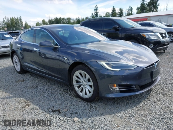 2017 Tesla Model S 100D with VIN 5YJSA1E27HF202563, listed as a IAAI auction lot 42460702 with 71,715 mi miles and . Bid and sale history available at DreamBid. Image 1.